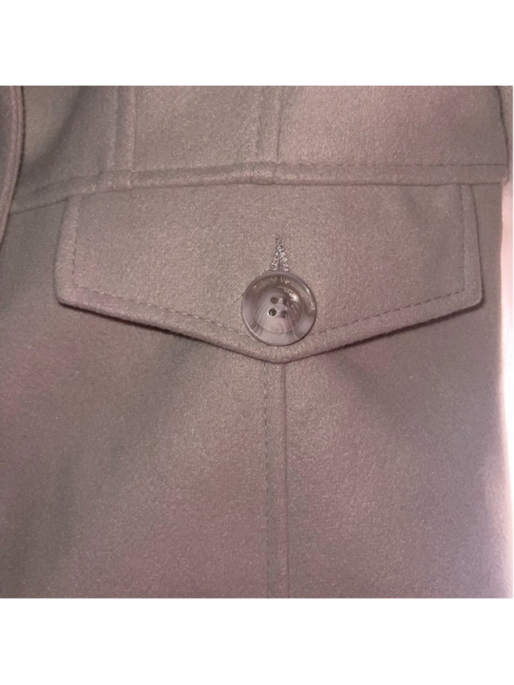 Coalition LA Light Gray Double Breasted Pea Coat - Women’s Size XL - EUC - Picture 5 of 12